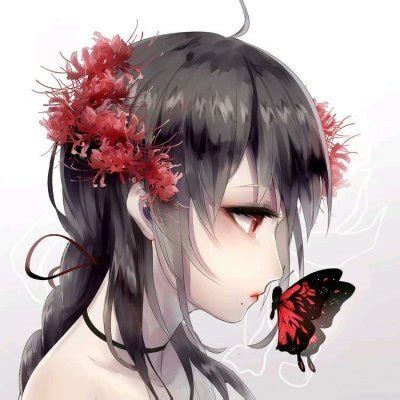 蝴蝶少女非主流头像