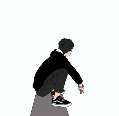非主流手绘头像 男生