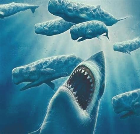 如果沧龙遇上巨齿鲨，谁才是真正的海洋霸主？沧龙是否吊打巨齿鲨