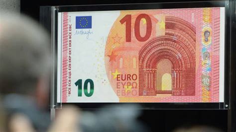 欧洲央行展示新版10欧元钞票设计 - 设计在线
