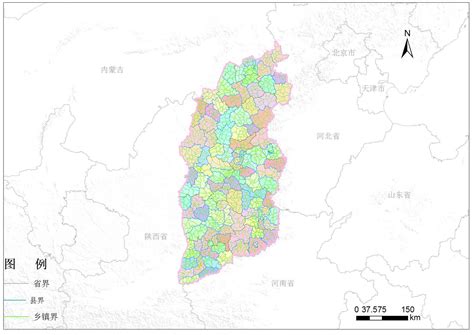 山西省乡镇行政区划-地图数据-地理国情监测云平台