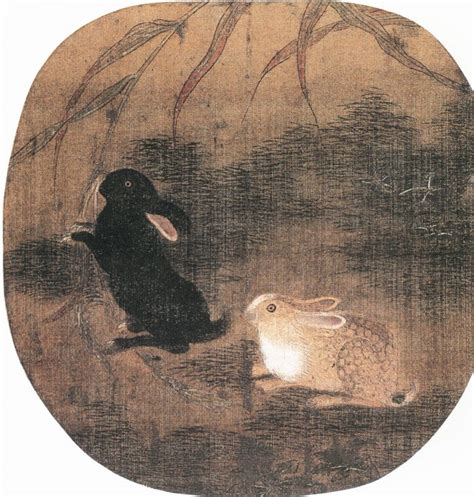 国画兔子的绘画技法，名家示范_胡须