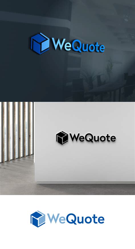 Elegant, Playful Logo Design for WeQuote by moana009 | Design #31913332