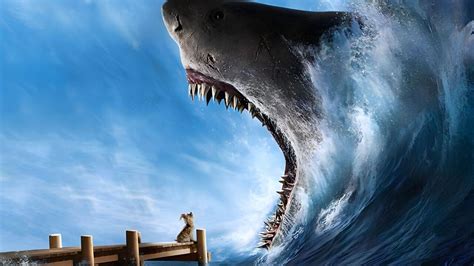 吴京+斯坦森，《巨齿鲨2》中文版预告，大鲨鱼一口闷恐龙？_腾讯视频