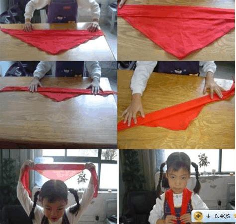 红领巾的系法,红领巾系法图解