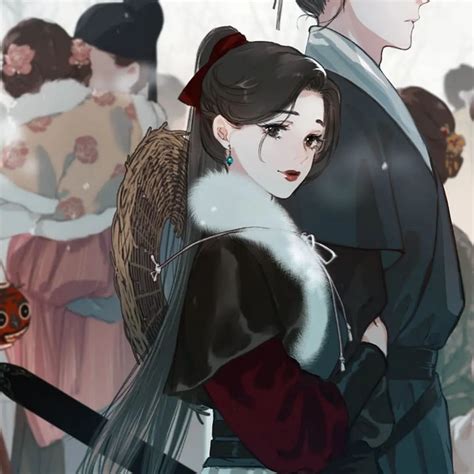 古风情侣头像杀手女生版