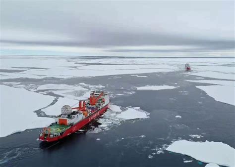 “双龙探极”：到世界尽头探无人之境|极地|破冰船|科考_新浪新闻