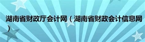 湖南省会计人员继续教育培训--上海国家会计学院远程教育网