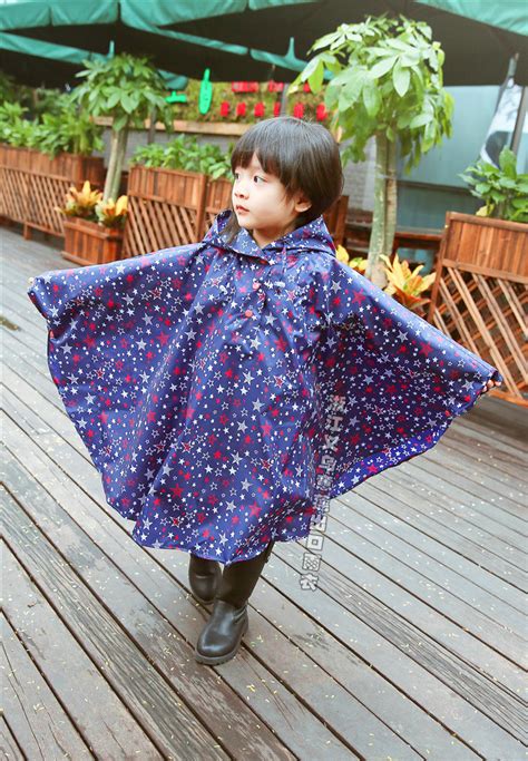 2019新款日系韩版 幼儿宝宝可爱儿童防风防水斗篷式雨衣雨披-阿里巴巴