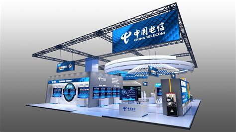 5G时代 展会 展位 中国电信展|三维|建筑/空间|设计小丸子j - 原创作品 - 站酷 (ZCOOL)