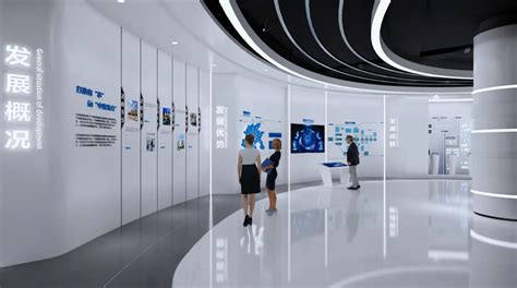 现代简约时尚企业展厅3d效果图设计制作|三维|其他三维|思海设计 - 原创作品 - 站酷 (ZCOOL)