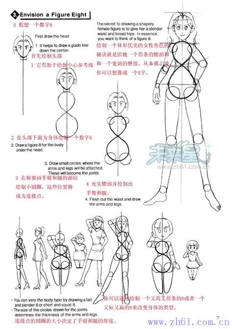漫画人体入门图片