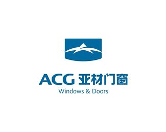 亚材门窗(ACG)标志Logo设计含义，品牌策划vi设计介绍