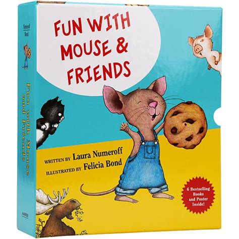 凯迪克图书 Fun with Mouse and Friends如果你给老鼠吃饼干系列盒装6册美国进口英文原版绘本英语启蒙_虎窝淘