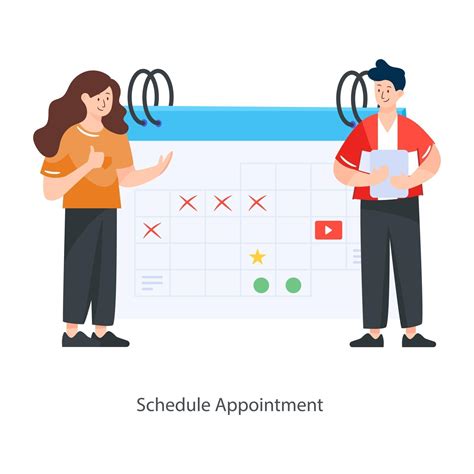Schedule Appointment Concept 2667535 Vector Art at Vecteezy