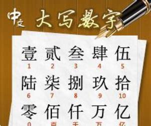 数字有几种写法,到0的数字汉字有几种写法图片 - 英语复习网