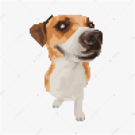 像素画可爱的小狗素材图片免费下载-千库网