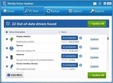 WinZip Driver Updater Freeware Safely Update all Outdated Drivers in ...