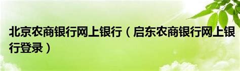 北京农商银行下载安卓最新版_手机app官方版免费安装下载_豌豆荚