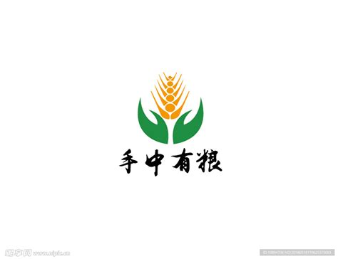 绿色卡通粮食logo设计公司logo设计粮食logo标识图片下载 - 觅知网