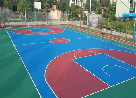 pvc运动地板 篮球羽毛球场 安全户外pvc运动塑胶地_杭州赛鸿体育设施工程有限公司