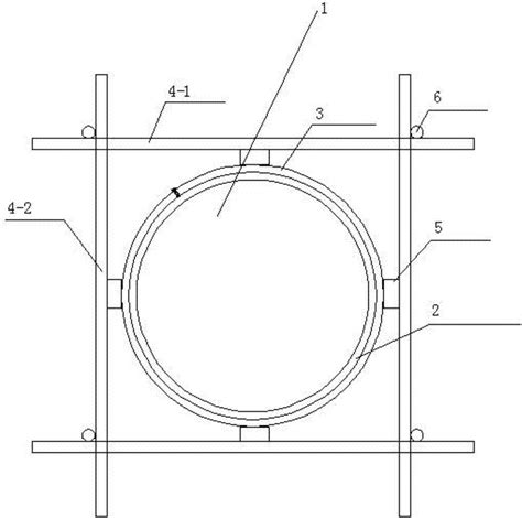 定型圆柱形模板的安装方法与流程_2