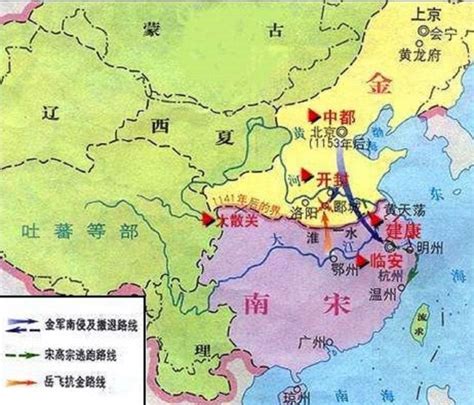 宋金地图图片