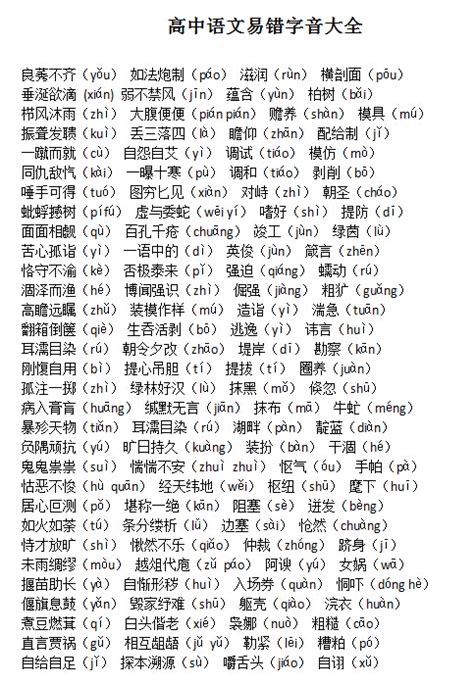 最容易写错的100个汉字-攀达汉语