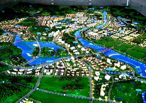 未来城市规划沙盘模型制作厂家案例-卓璟沙盘模型制作公司