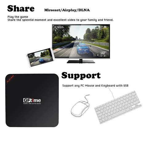 Android Tv Box 5.1,GFtime MX9 1GB/8GB RK3229 Kodi Fully Loaded 4K Octa ...