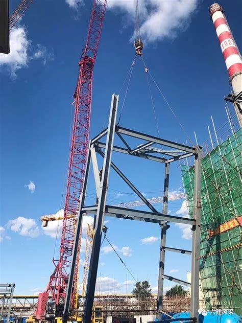 吉林项目部完成400吨吊车完成钢结构首吊_工作