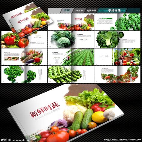 蔬菜画册设计图__画册设计_广告设计_设计图库_昵图网nipic.com