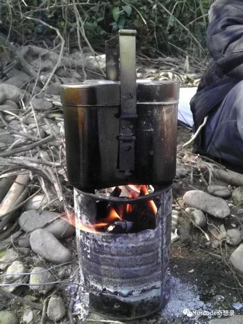 奶粉罐DIY木柴气化炉