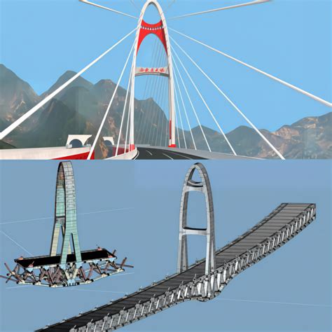 桥梁工程3D动画