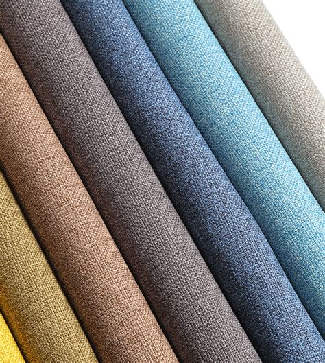现货批发梭织仿麻布 全涤素色沙发布料 宽幅家纺床品面料-全球纺织网