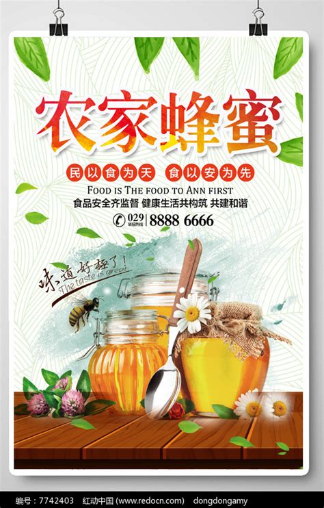 蜂蜜海报设计图片下载_红动中国
