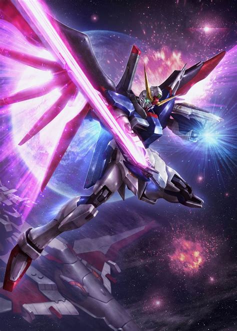 Destiny Gundam|TomLiu的高达插画图片 | BoBoPic