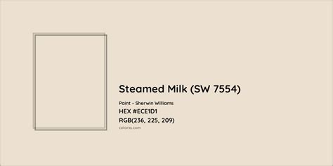 Sherwin Williams Steamed Milk (SW 7554) Paint color codes, similar ...