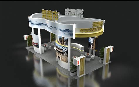 渭南市 农产品展 地方政府展 3D效果图展会设计_3D设计联系我-站酷ZCOOL