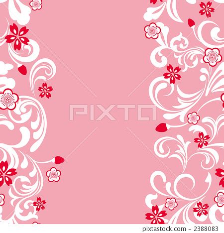 Abstract cherry blossom pattern - Stock Illustration [2388083] - PIXTA