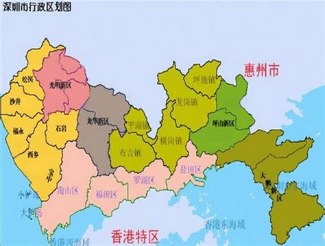 深圳行政区划-