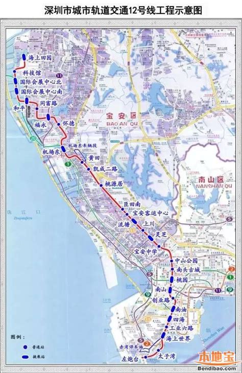 深圳地铁12号线年底开建 蛇口南段或增设站点 - 深圳本地宝