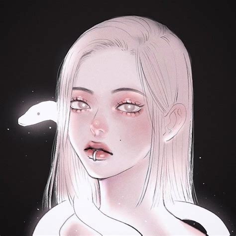 蛇的头像女生古风动漫可爱