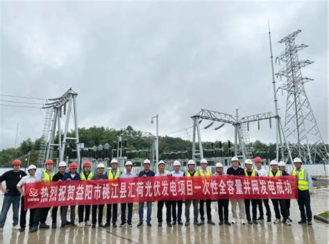 中核湖南益阳市桃江县汇荷光伏发电项目全容量并网发电-国际太阳能光伏网