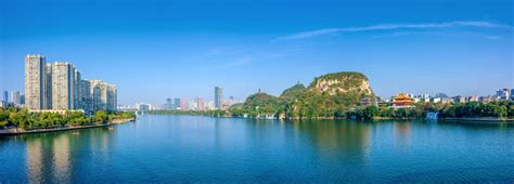 中国广西柳州柳江沿岸夜景,都市风光,建筑摄影,摄影素材,汇图网www.huitu.com