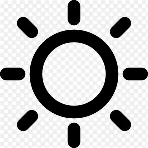 太阳晴朗天气符号图标PNG图片素材下载_图片编号qjejmzrl-免抠素材网