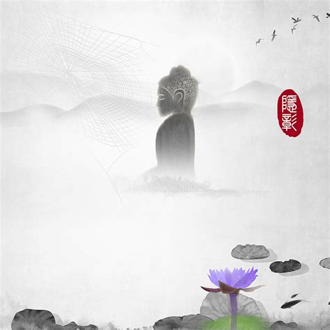 佛禅意境图片