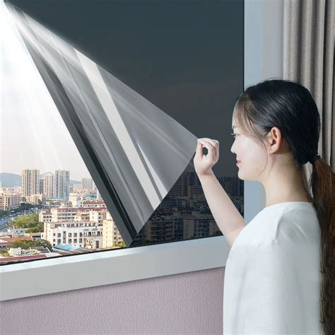 窗户贴单向透视玻璃贴膜防隐私单面透光遮光窗户防窥视防走光贴纸-阿里巴巴
