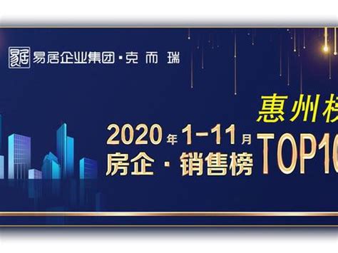 惠州丨2020年1-11月房企销售榜出炉（附CRIC解读）|CRIC|销售榜|房企_新浪新闻