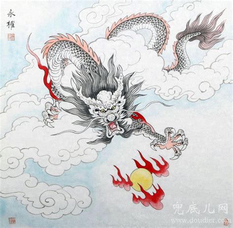 传统龙年年画舞狮的龙,春节,节日素材,设计模板,汇图网www.huitu.com